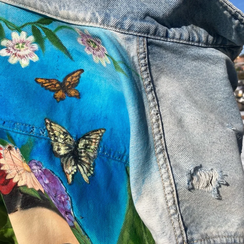 Hand Painted Frida Kahlo Jacket - Picture 16 of 16